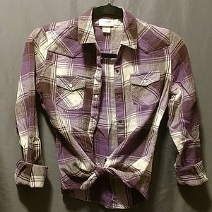 Purple Plaid Flannel